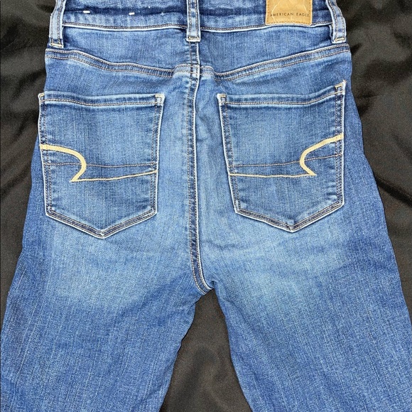American Eagle size 0 jean high rise jeggings - Picture 2 of 7